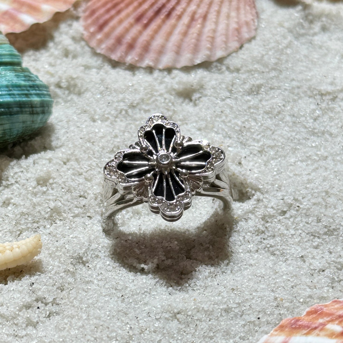 Anello quadrifoglio in Argento