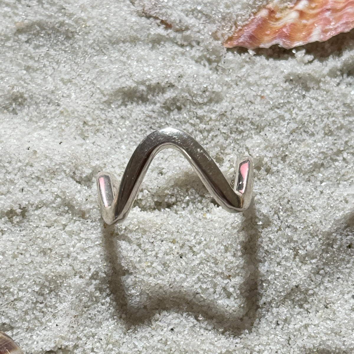 Silver Wave Ring